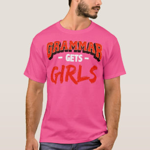 Camiseta Grammar consigue Chicas Grammar Diseño Geek Funny