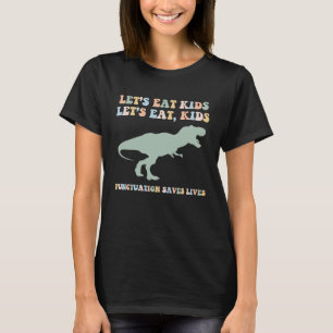 Camiseta Grammar Grammar Puntuación Tyrannosaurus Re