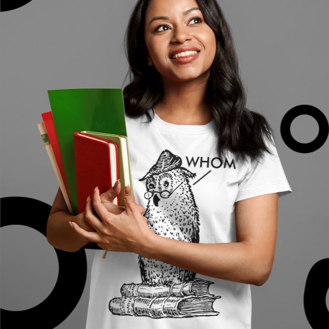 Camiseta Grammar Owl dice quién es el profesor (Subido por el creador)