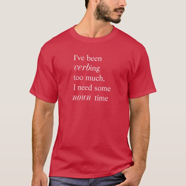 Camiseta Grammar Pun Shirt (Anverso)