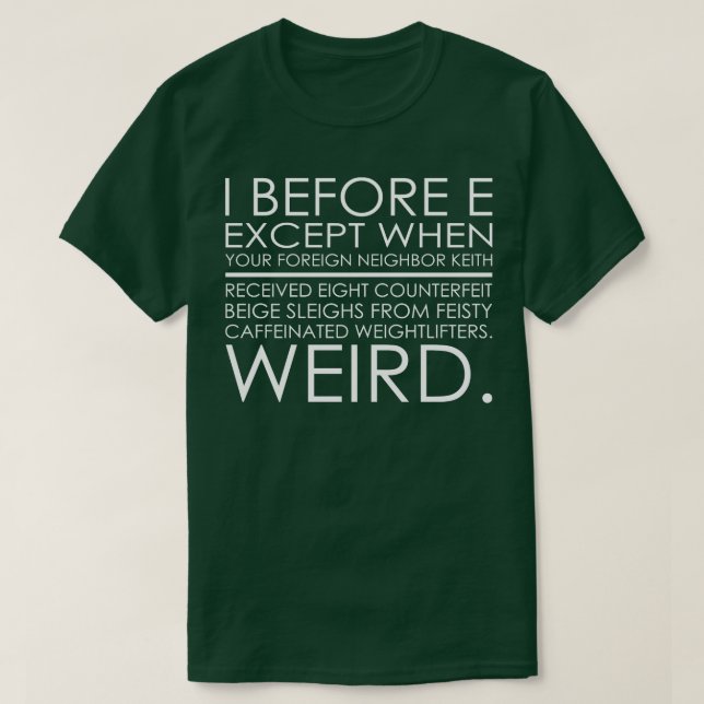 Camiseta Grammar Teacher Gift English (Diseño del anverso)