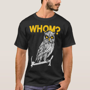 Camiseta Grammatik: Lechuza para profesor de inglés