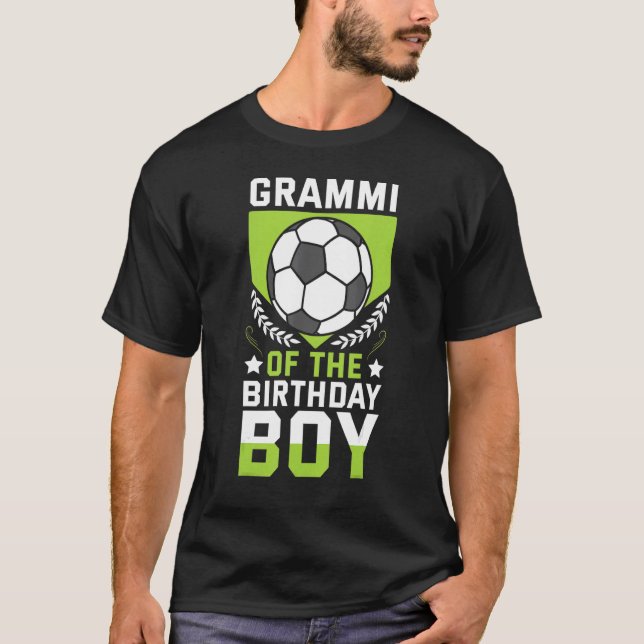 Camiseta Grammi Del Equipo Bday Del Jugador De Fútbol De Cu (Anverso)
