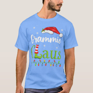 Camiseta Grammie Claus Funny Grandma Santa Pajamas Christma