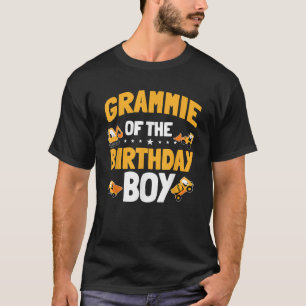 Camiseta Grammie de la construcción de un niño de cumpleaño