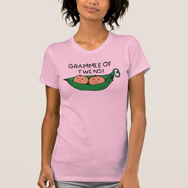 Camiseta Grammie de la vaina de los gemelos (Anverso)