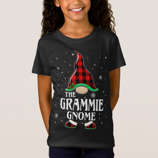 Camiseta Grammie Gnome Buffalo Familia Correspondiente Chri (Anverso)