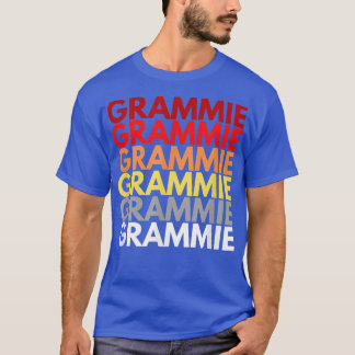 Camiseta Grammie Grandmother in English Colorful Name for G