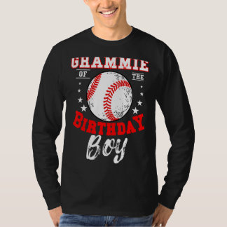 Camiseta Grammie Of Birthday Boy Baseball Theme Bday
