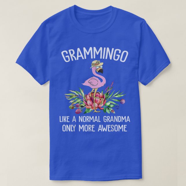 Camiseta Grammingo Flamingo Día de la Madre  (Diseño del anverso)