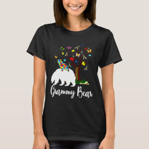 Camiseta Grammy Bear Autism Awareness Love Support
