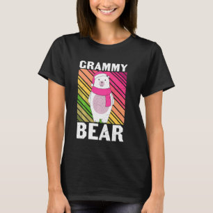 Camiseta Grammy Bear Cute Abuela Abuela Snowman Graph