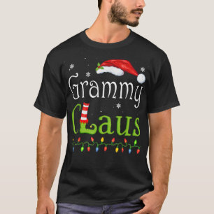 Camiseta Grammy Claus Funny Family Santa Pajamas