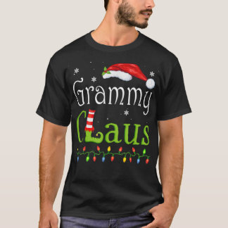 Camiseta Grammy Claus Funny Family Santa Pajamas