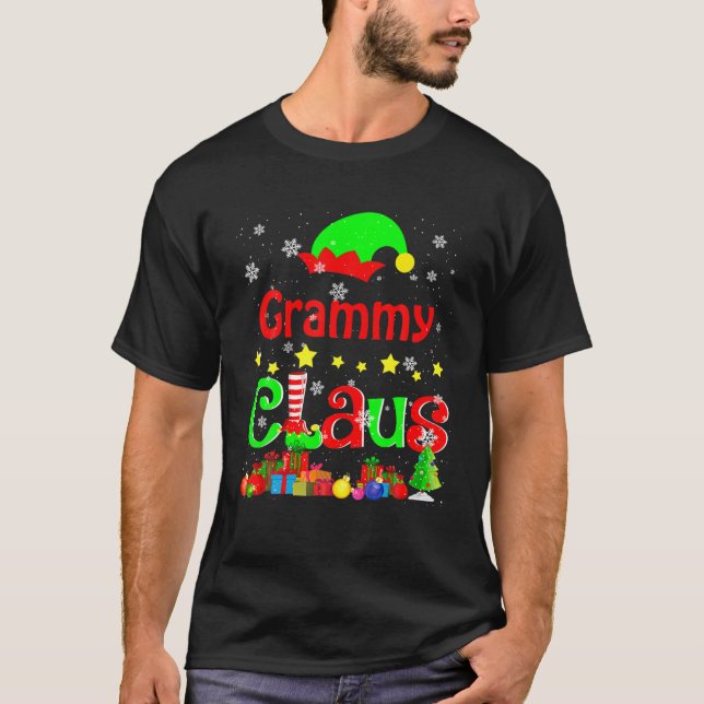 Camiseta Grammy Claus Funny Navidades Elf Lover Fa (Anverso)