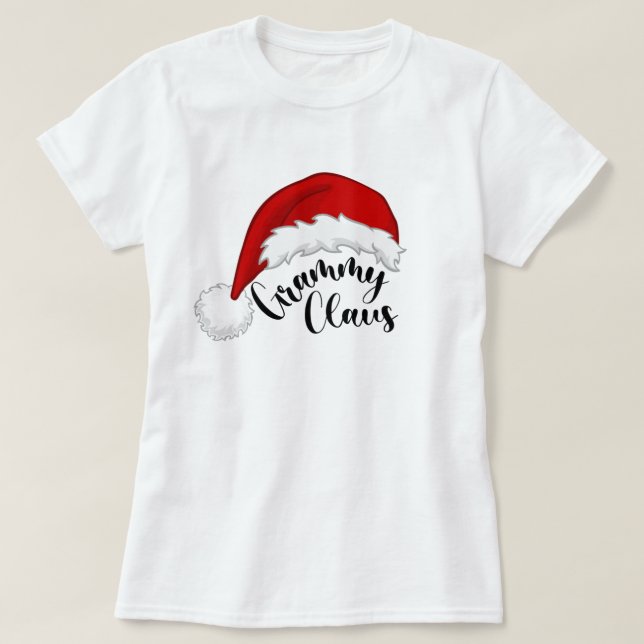 Camiseta Grammy Claus Navidades Santa T-Shirt (Diseño del anverso)