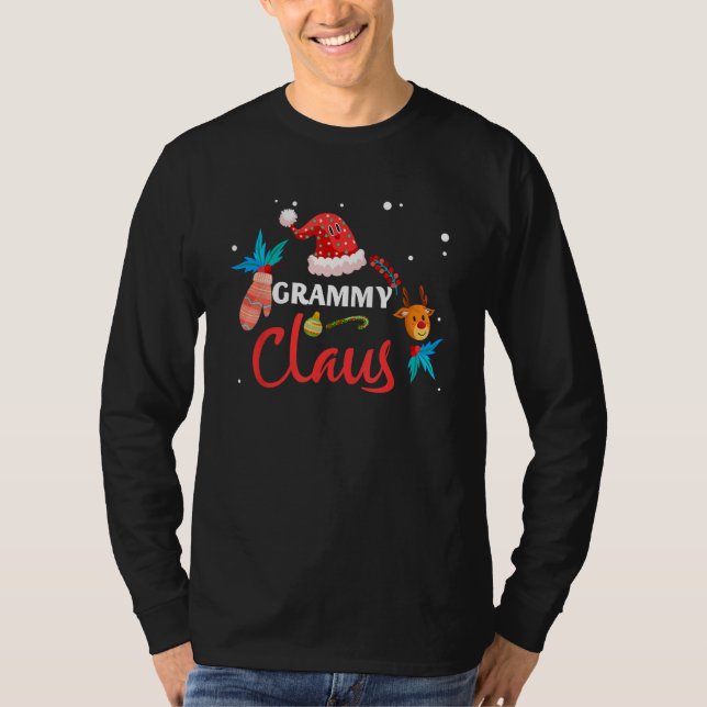 Camiseta Grammy Claus Santa Navidades coincidiendo con la f (Anverso)