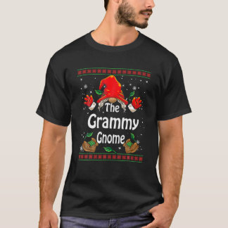 Camiseta Grammy Gnome Búfalo Plaid Matanza Familia Christm