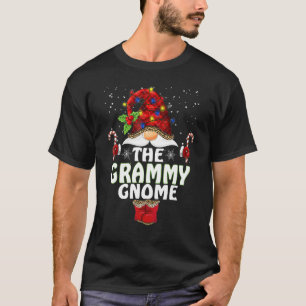 Camiseta Grammy Gnome Buffalo Plaid Matching Family Christm