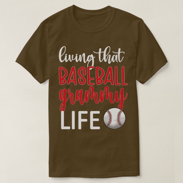 Camiseta Grammy Life Baseball Abuela Grammy (Diseño del anverso)
