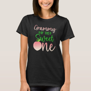 Camiseta Grammy Of Birthday One Peach Primera Fruta De Vera