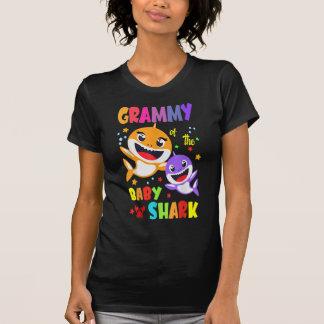 Camiseta Grammy Of The Baby Shark Birthday Grammy Shark