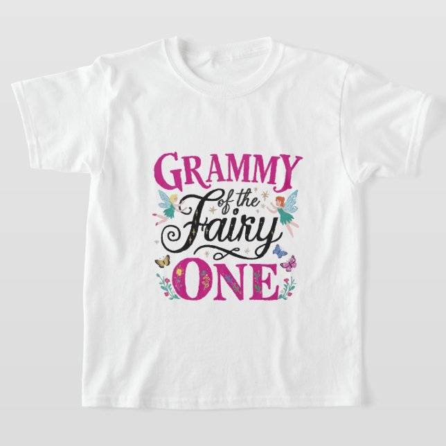 Camiseta Grammy of the Fairy One Birthday Chica Fa (Distribución)
