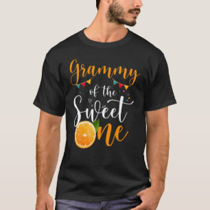 Camiseta Grammy Of The Sweet One First Birthday Family Nara