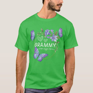 Camiseta Grammy para mujeres con mariposas Día de 