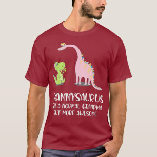 Camiseta Grammysaurus como una abuela normal pero más