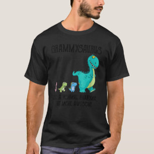 Camiseta Grammysaurus como una abuela normal pero más impre