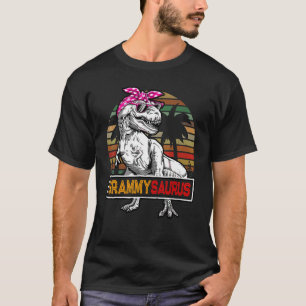 Camiseta Grammysaurus Rex Dinosaur Grammy Saurus Family Mat