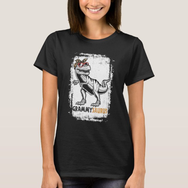 Camiseta Grammysaurus Rex Grandma Dinosaur Rex Grammy Sauru (Anverso)