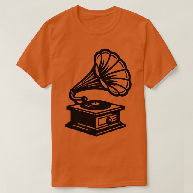 Camiseta Gramófono (Diseño del anverso)