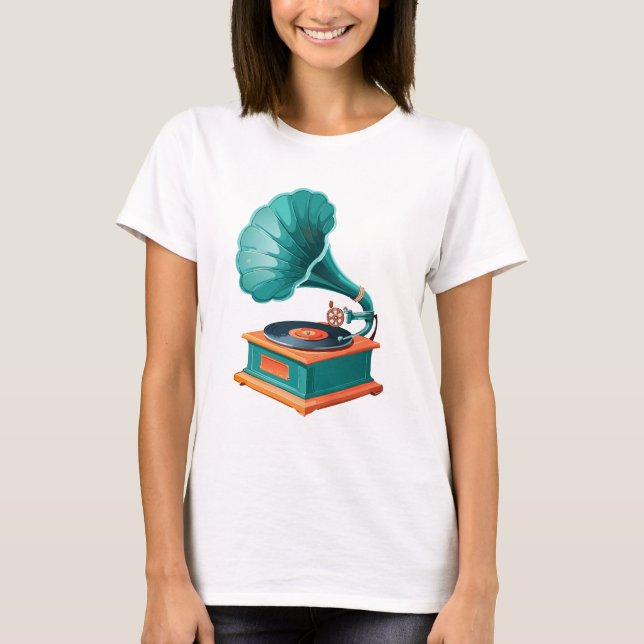 Camiseta Gramófono (Anverso)