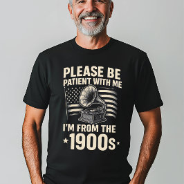 Camiseta Gramófono de la época divertida de 1900