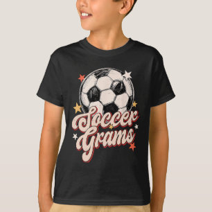 Camiseta Gramos de fútbol Amante del jugador de fútbol retr