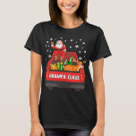 Camiseta Grampa Claus Red Truck Santa Reindeer Elf Christma<br><div class="desc">Grampa Claus Red Truck Santa Reindeer Elf Navidades</div>