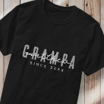 Camiseta Grampa desde el 20XX Moderno Elegante Simple<br><div class="desc">Este diseño sencillo y moderno se compone de una tipografía de san serif.</div>