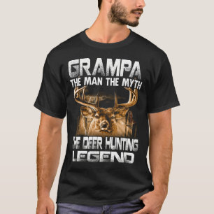 Camiseta GRAMPA El Hombre El Mito La Leyenda De La Caza De 