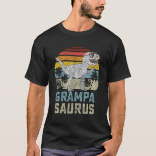 Camiseta Grampasaurus Rex Dinosaur Grampa Saurus Family Mat