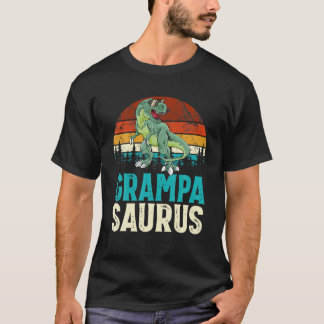 Camiseta Grampasaurus T Rex Dinosaur Grampa Saurus Family M