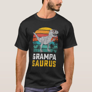 Camiseta Grampasaurus T Rex Dinosaur Grampa Saurus Family M