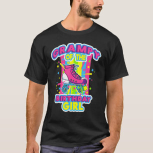 Camiseta Grampía De Los Patines De Patinaje De Chica De Cum