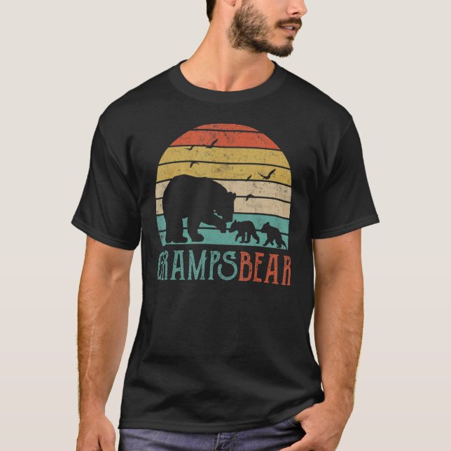 Camiseta Gramps Cuestas Osos Retro de Vintage 1 (Anverso)