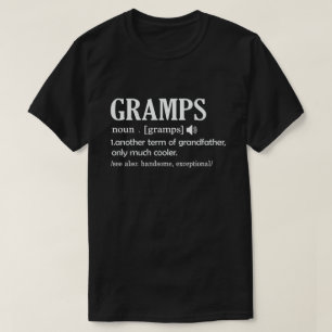 Camiseta Gramps Definition Funny Significando el regalo del