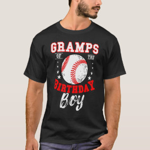 Camiseta Gramps Del Tema Del Béisbol Birthday Cel