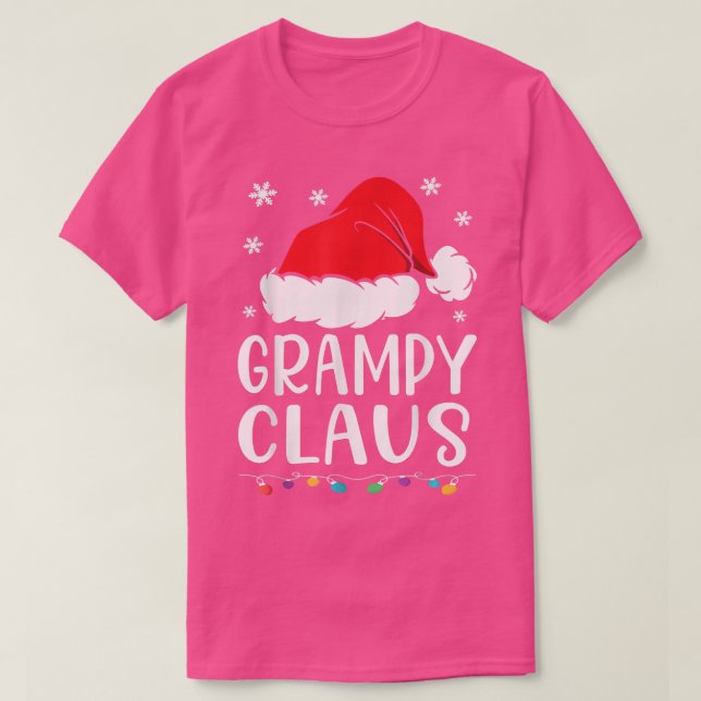 Camiseta Grampy Claus, Familia Coincidiendo Grampy Claus Pa (Diseño del anverso)