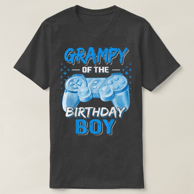 Camiseta Grampy de la Bir de Videojuegos de Cumpleaños (Diseño del anverso)