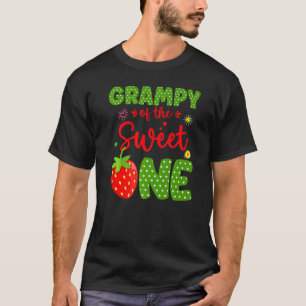 Camiseta Grampy Of Birthday One Strawberry 1st Fruit B